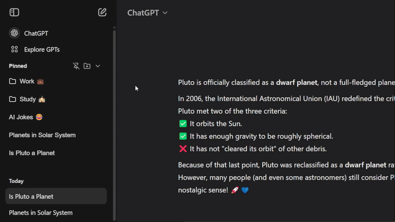 Sort your chats like a pro - keep things neat and tidy!